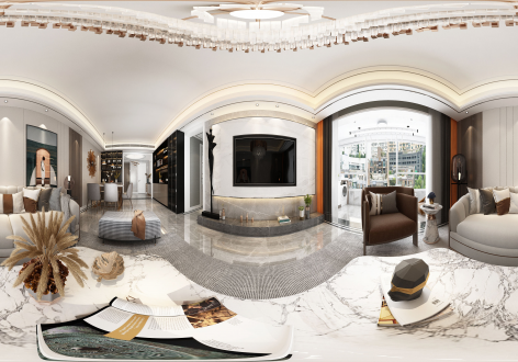 北京白云时代170平轻奢风格