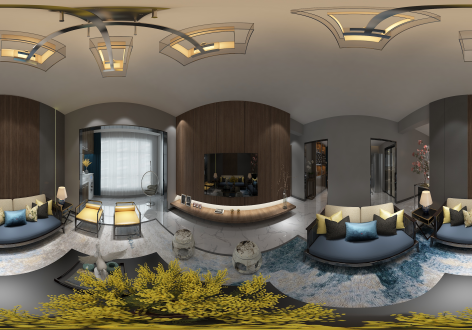 卓越东部蔚蓝海岸-新中式表现