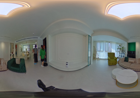 烟台滨湖万丽小区139平米法式奶油风格装修完工实景效果